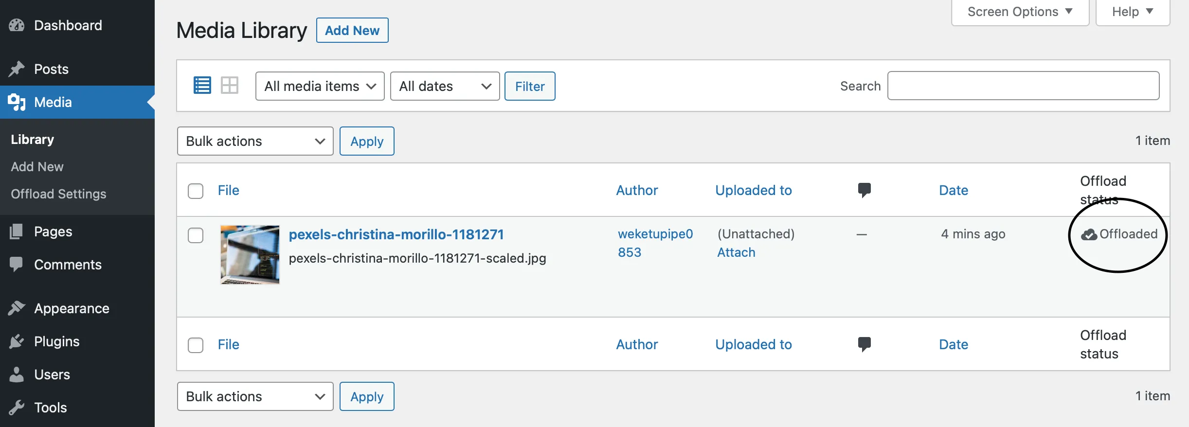 Cloudflare Images - Verify Media Library