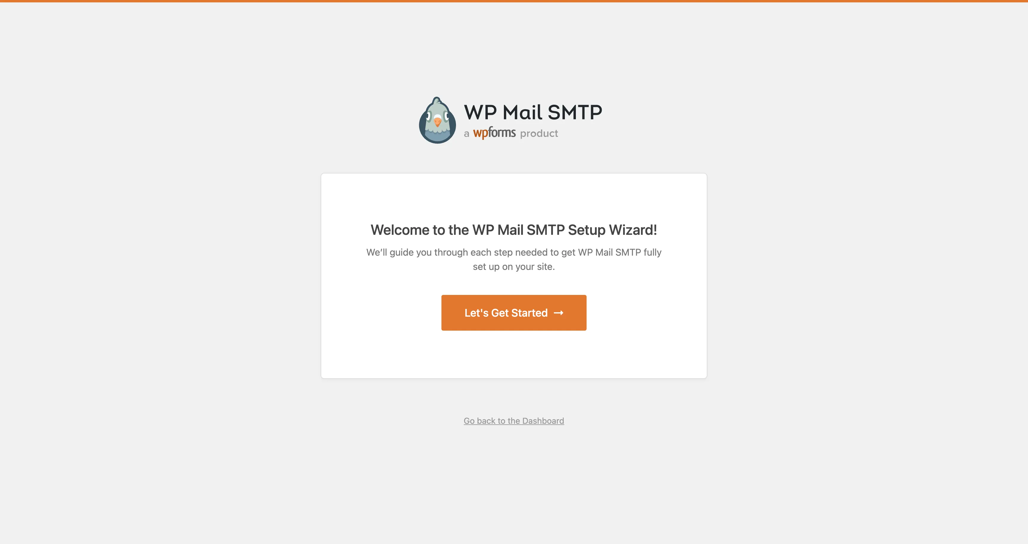WP Mail SMTP - Step 1