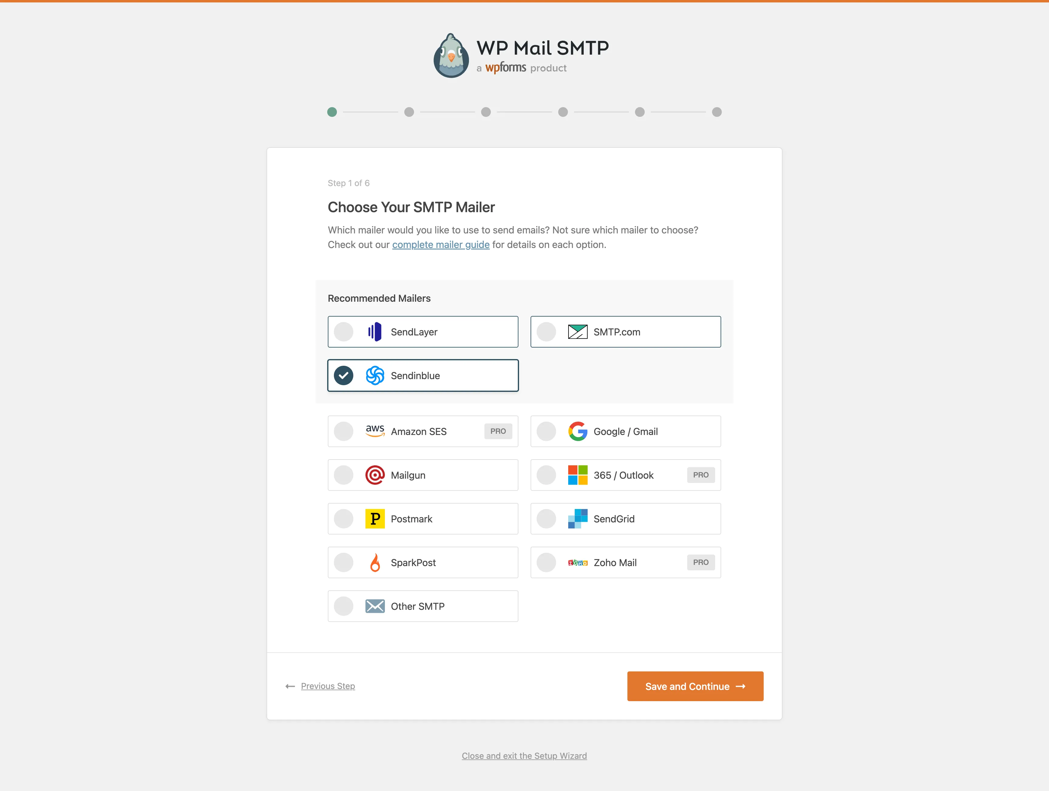 WP Mail SMTP - Step 2
