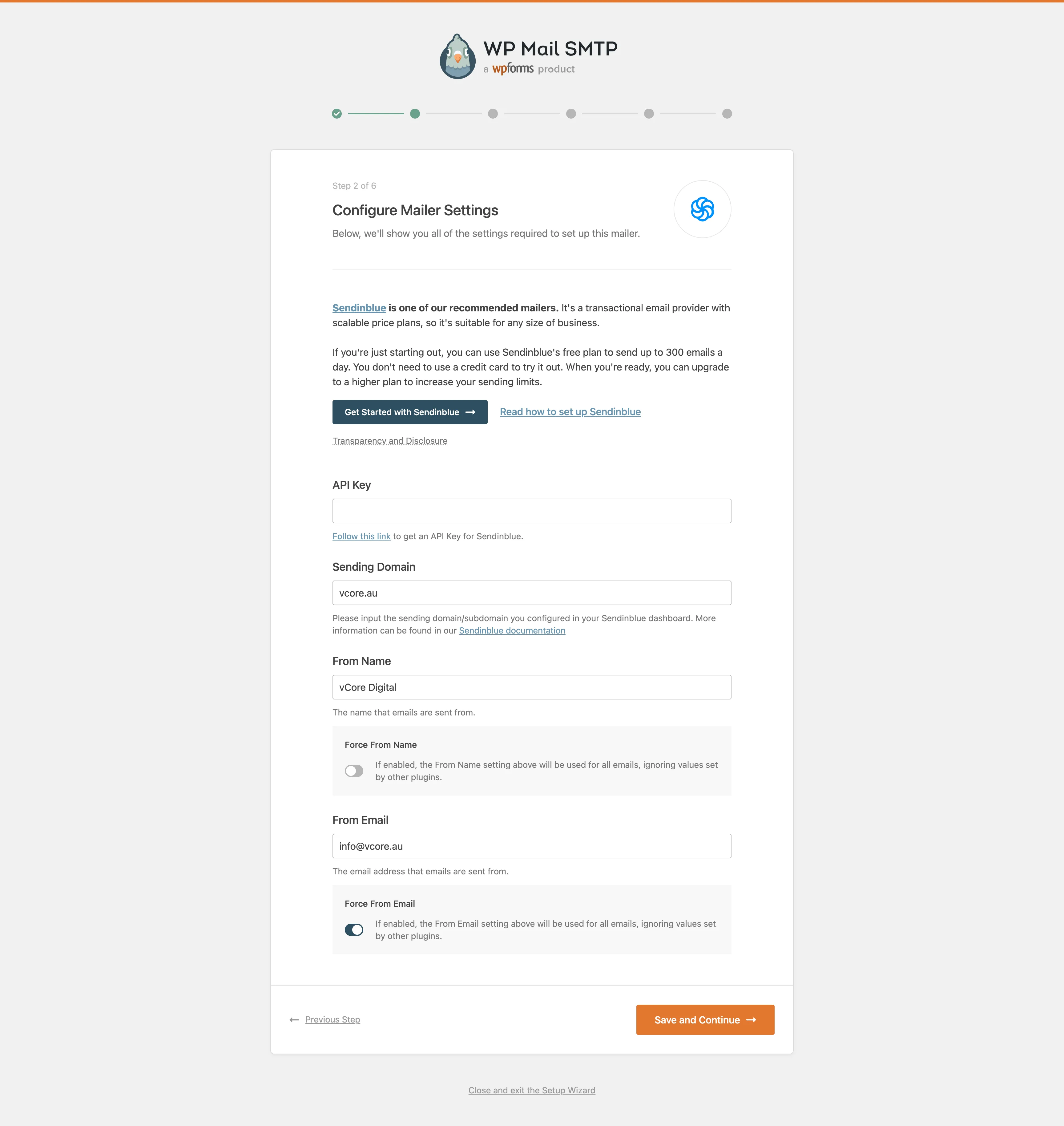 WP Mail SMTP - Step 3