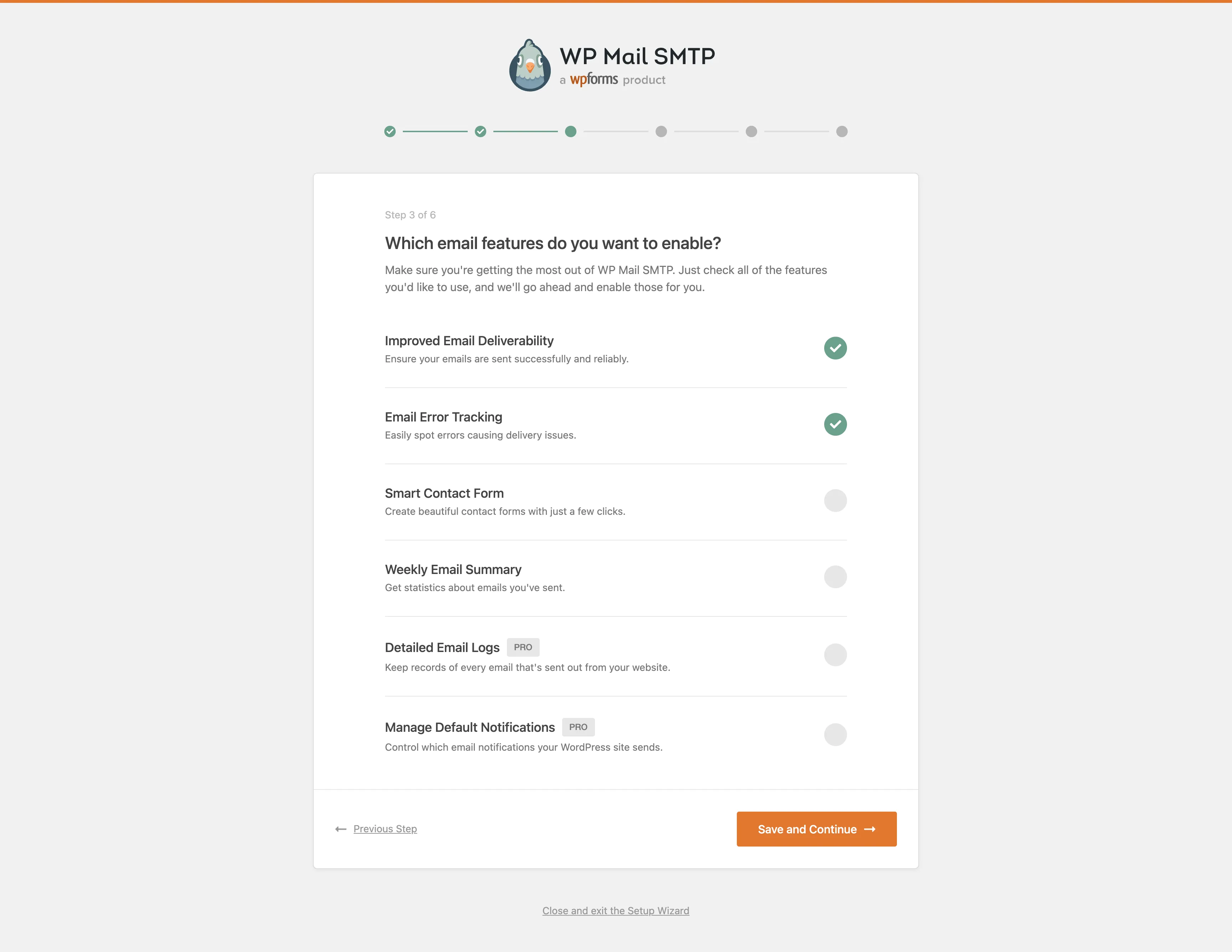 WP Mail SMTP - Step 4